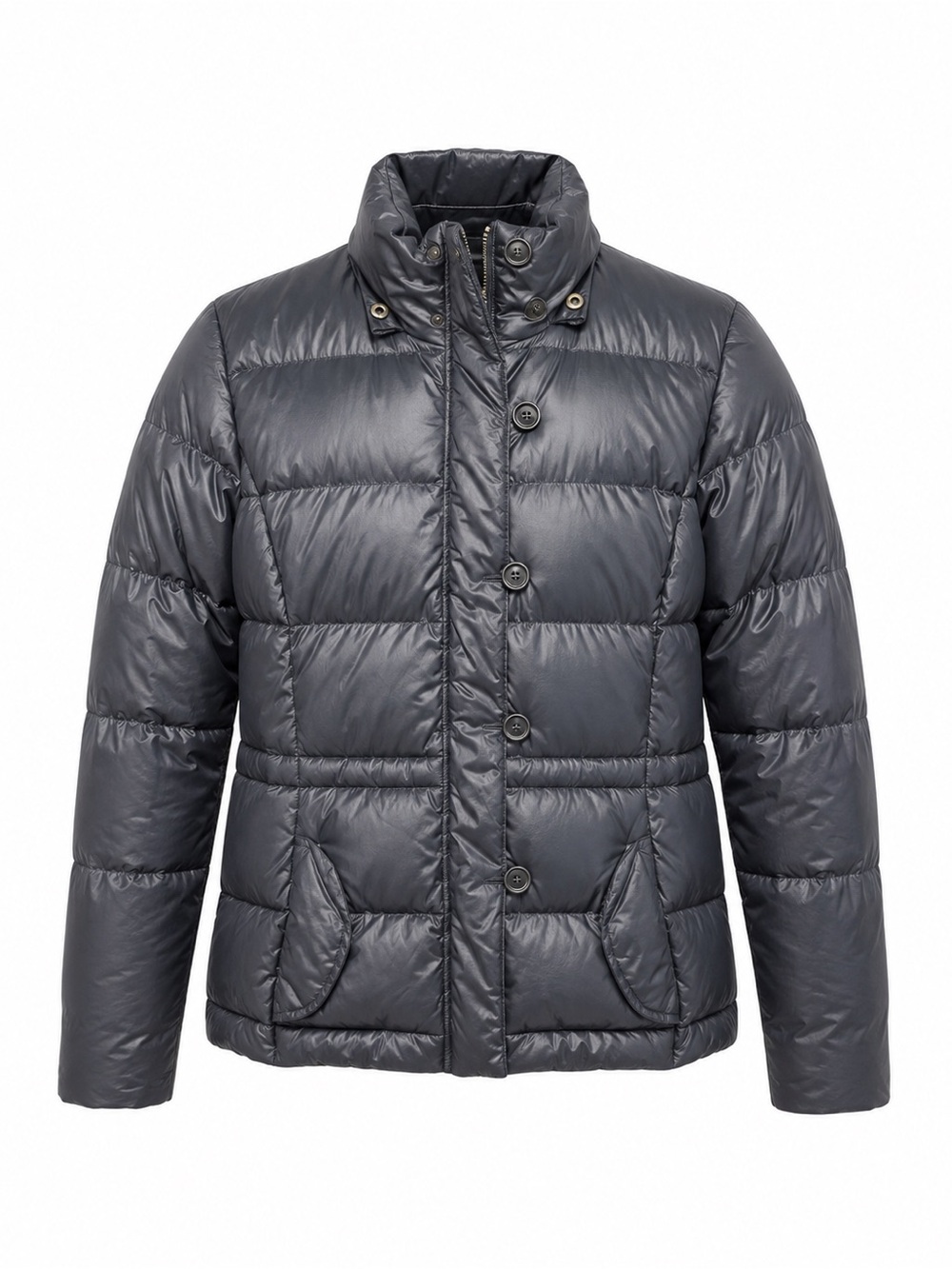 Tommy Hilfiger Womens size Medium Black Down Puffer Jacket Quilted Winter Coat